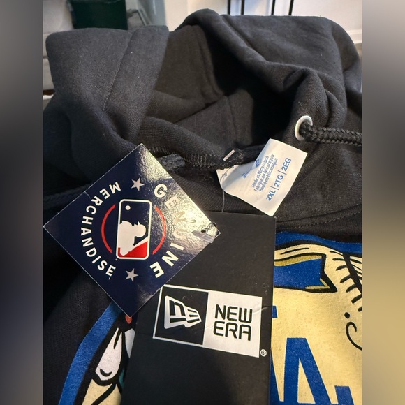 NWT New Era LA Dodgers NE Sugar Skull Black 2.0 Hoodie - Picture 6 of 6